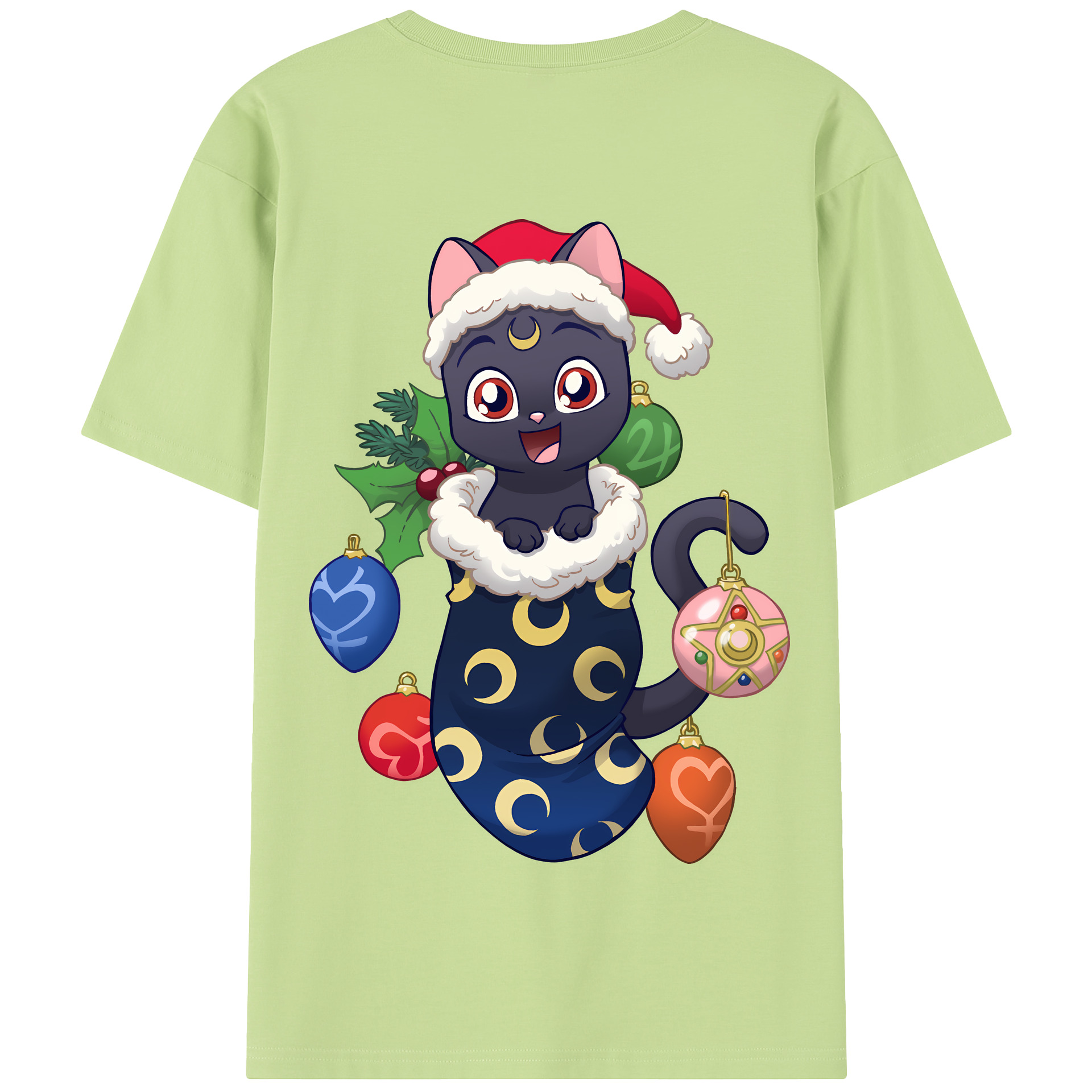 （画像用） 美少女戦士セーラームーン Sailor Moon 綿100％半袖Tシャツ（背面プリント）